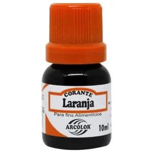 CORANTE LIQUIDO LARANJA 10ML. - ARCOLOR