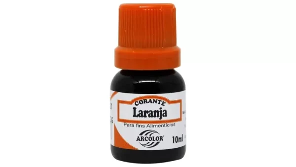 CORANTE LIQUIDO LARANJA 10ML. - ARCOLOR
