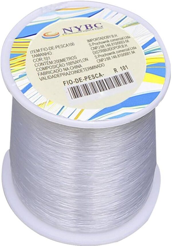 FIO DE NYLON 0,20 MM COM 100 M - NYBC