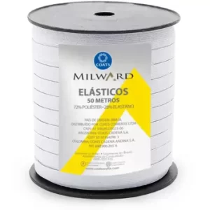 ELASTICO DE COSTURA EM POLIESTER MILWARD CHATO 4,5MMX50M - COATS CORRENTE