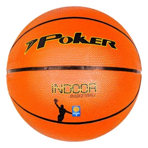 BOLA DE BASQUETE 7.0 INDOOR LARANJA - POKER
