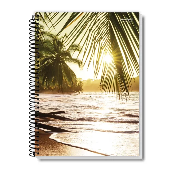 CADERNO 1X1 CAPA DURA NEW 96 FLS. - PAUTA BRANCA