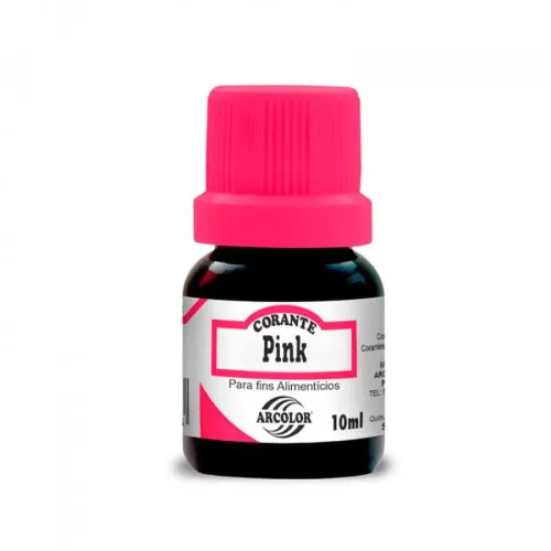 CORANTE LIQUIDO PINK 10ML. - ARCOLOR