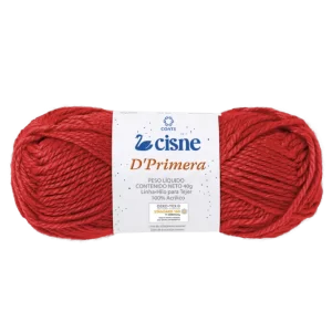 LÃ PARA TRICO 00330 80 G VERMELHO DOUBLE - COATS CORRENTE