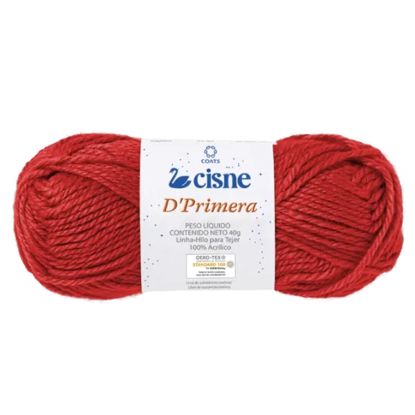 LÃ PARA TRICO 00330 80 G VERMELHO DOUBLE - COATS CORRENTE